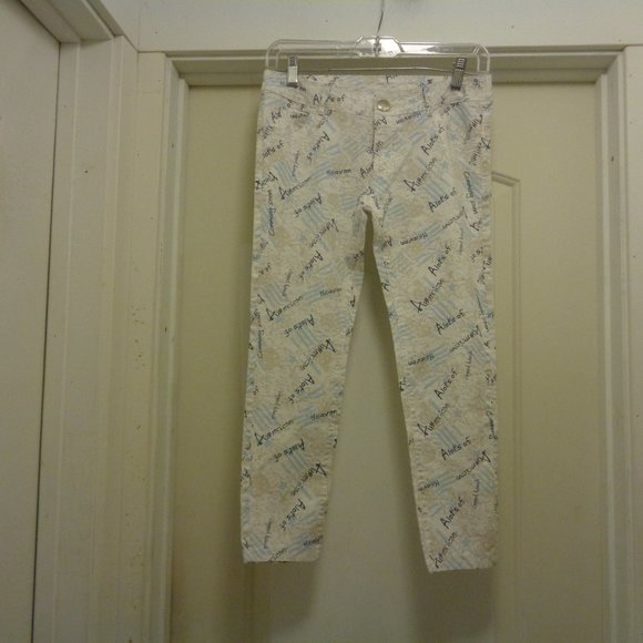 JEANS Pants - ALOTS OF AMERICAN GOOD LUCK JUNIOR PANTS M